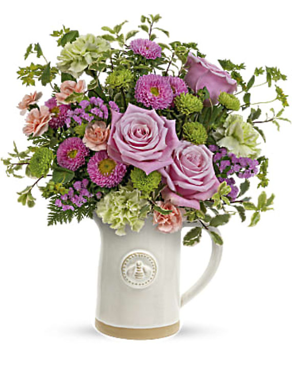 Teleflora Artisanal Pitcher Bouquet