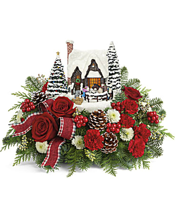 Thomas Kincaid Warm Winter Wishes Bouquet