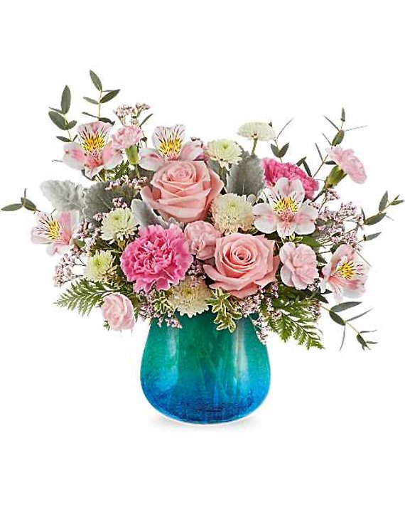 TELEFLORA\'S BLUE HUES BOUQUET