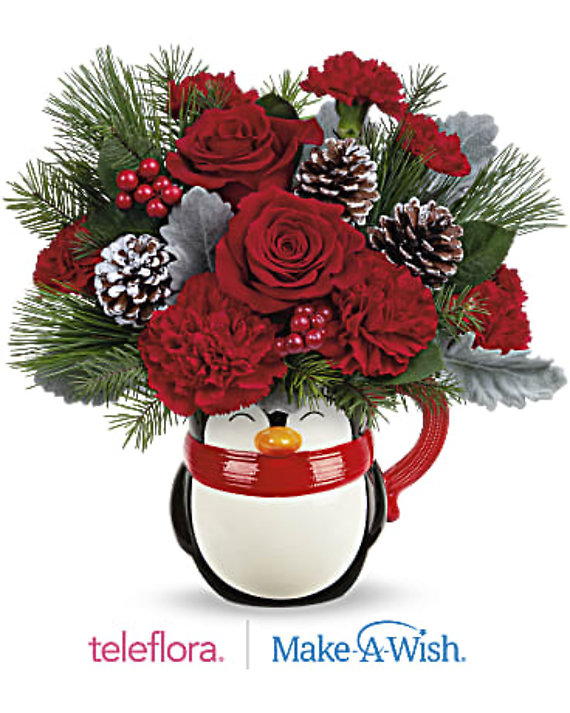 TELEFLORA SEND A HUG NORTH POLE PENGUIN