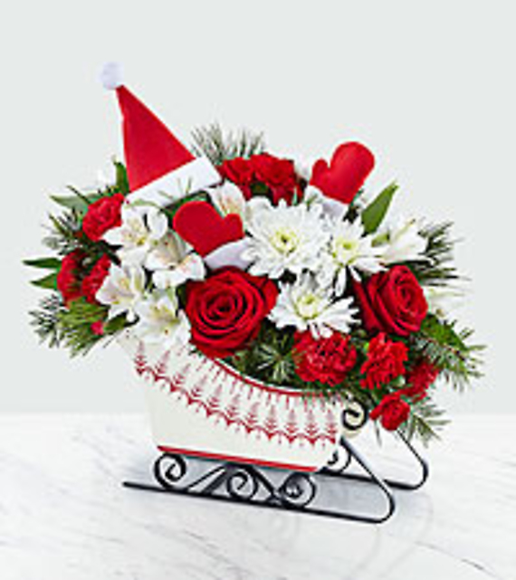 FTD Dashing through the snow Bouquet