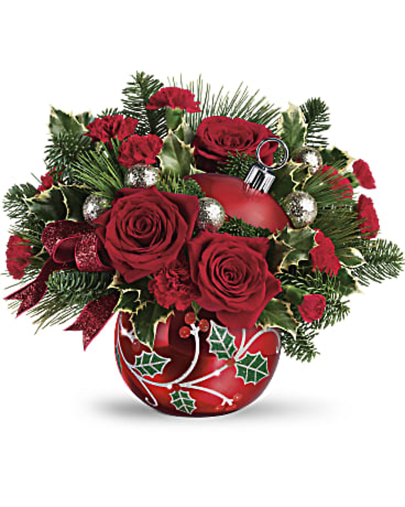 TELEFLORA\'S DECK THE HOLLY ORNAMENT