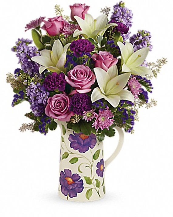 TELEFLORA GARDEN PITCHER BOUQUET